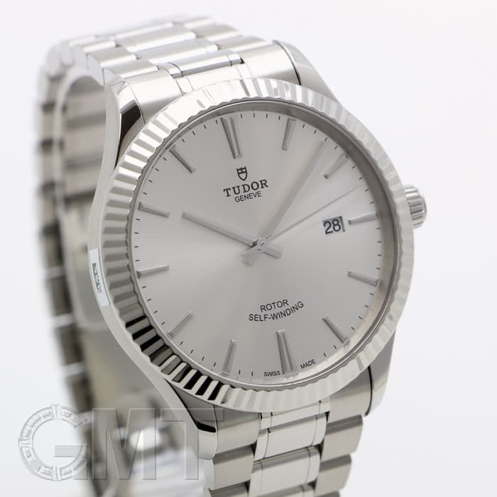 新品)TUDOR チューダー スタイル 41mm 12710 シルバー（商品ID