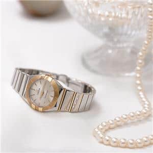 新品)OMEGA オメガ コンステレーション ポリッシュ クォーツ シルバー