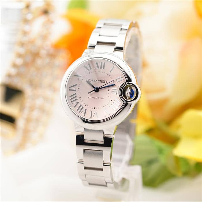 カルティエ CARTIER W4BB0021 バロンブルー ドゥ カルティエ 11Pダイヤ 自動巻き レディース 美品 保証書付き_931836 Cartier - カルティエ CARTIER W4BB0021 バロンブルー ドゥ カルティエ