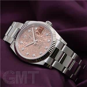 ROLEX ロレックス デイトジャスト 36 126234G ピンクコンピューター 10Pダイヤ オイスターブレス メイン