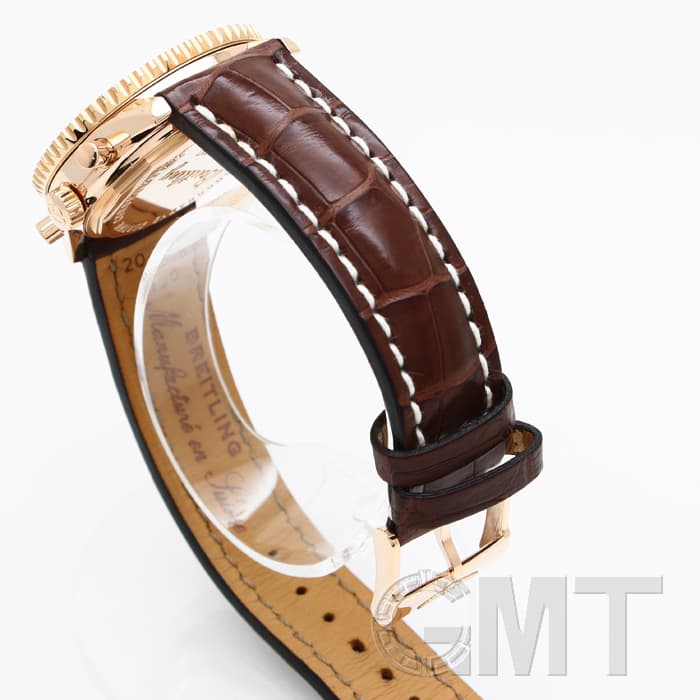 中古)BREITLING ブライトリング モンブリラン ブラウン レッドゴールド