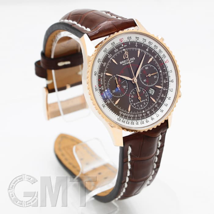 中古)BREITLING ブライトリング モンブリラン ブラウン レッドゴールド