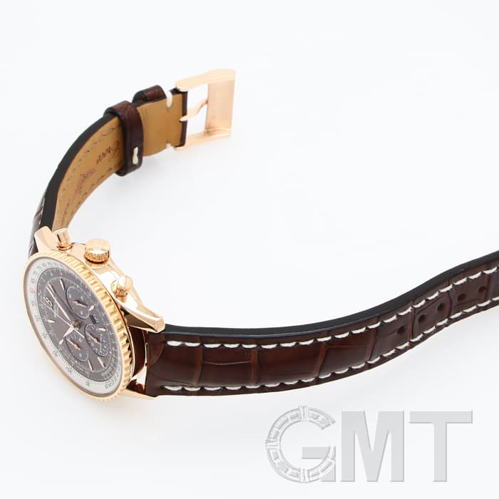 中古)BREITLING ブライトリング モンブリラン ブラウン レッドゴールド