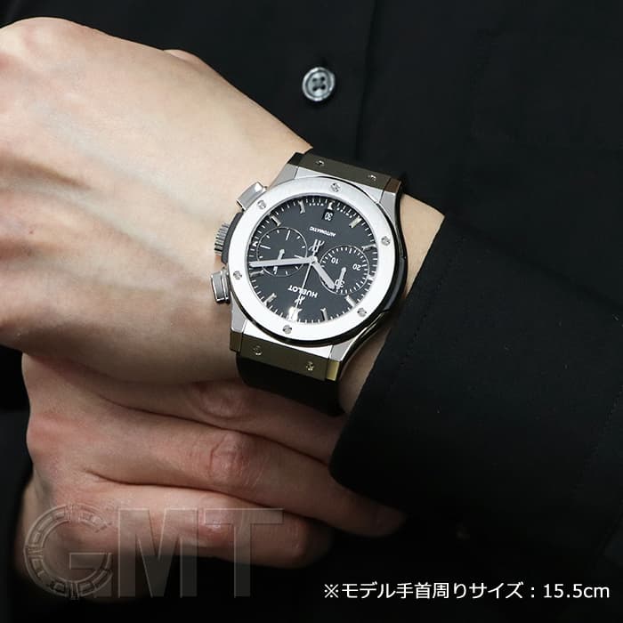 ウブロ HUBLOT クラシック・フュージョン レザーラバーストラップ 中古 ウブロ HUBLOT クラシック・フュージョン レザーラバー