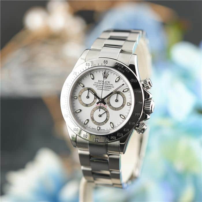V77⃝ロレックス デイトナ 116520用 ホワイトダイヤル 中古)ROLEX ロレックス デイトナ 116520 ホワイト（商品ID