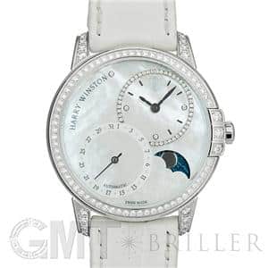 HARRY WINSTON ハリー・ウィンストン ミッドナイト ムーンフェイズ MIDAMP36WW001 36mm ホワイトMOP メイン