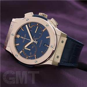 HUBLOT ウブロ クラシック フュージョン クロノグラフ キングゴールド ブルー 521.OX.7180.LR メイン
