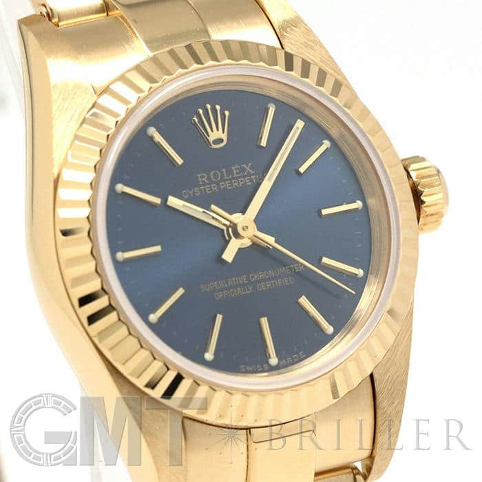 中古)ROLEX ロレックス オイスターパーペチュアル 24mm 76198 ブルー