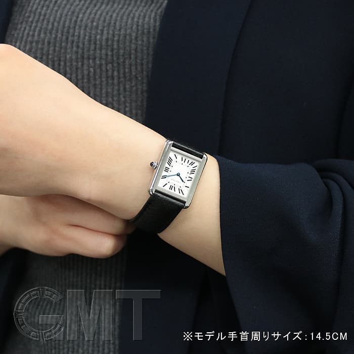 中古)CARTIER カルティエ タンク ソロ SM WSTA0030 カーフベルト（商品