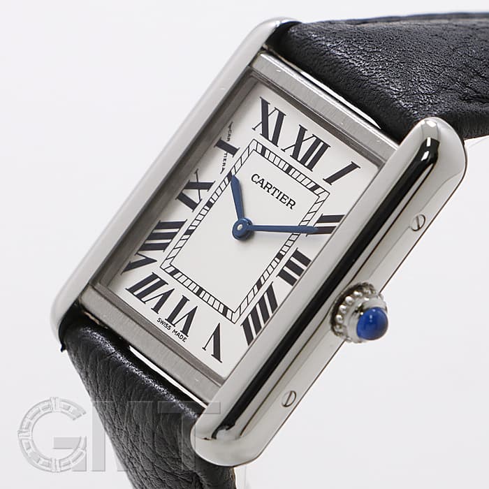 中古)CARTIER カルティエ タンク ソロ SM WSTA0030 カーフベルト（商品