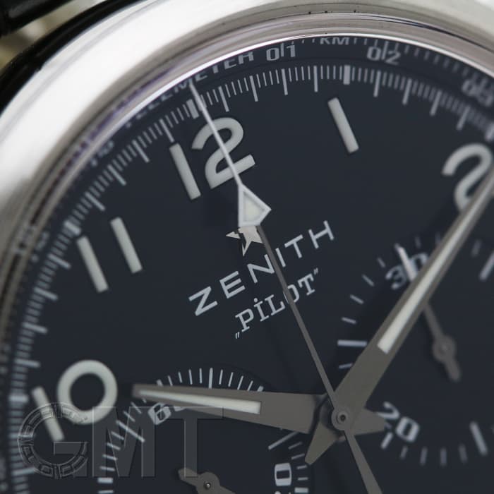 中古)ZENITH ゼニス エル・プリメロ パイロット ビックデイト