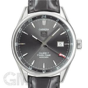 TAG HEUER タグ・ホイヤー カレラ ツインタイム アンスラサイト WAR2012.FC6326 メイン