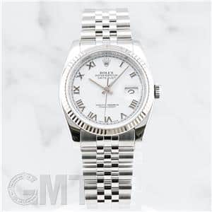 ROLEX ロレックス デイトジャスト 116234 ホワイト ローマ ジュビリーブレスレット メイン