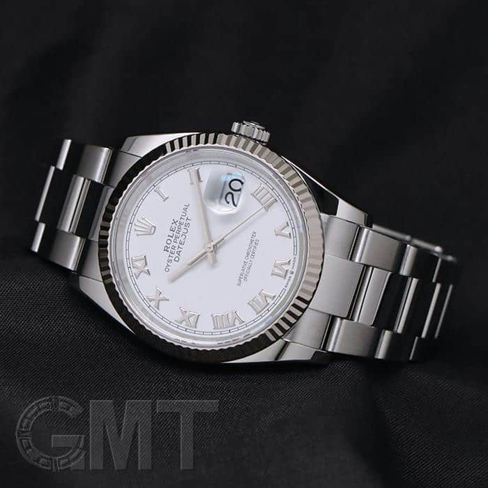 中古)ROLEX ロレックス デイトジャスト 36 126234 ホワイトローマ