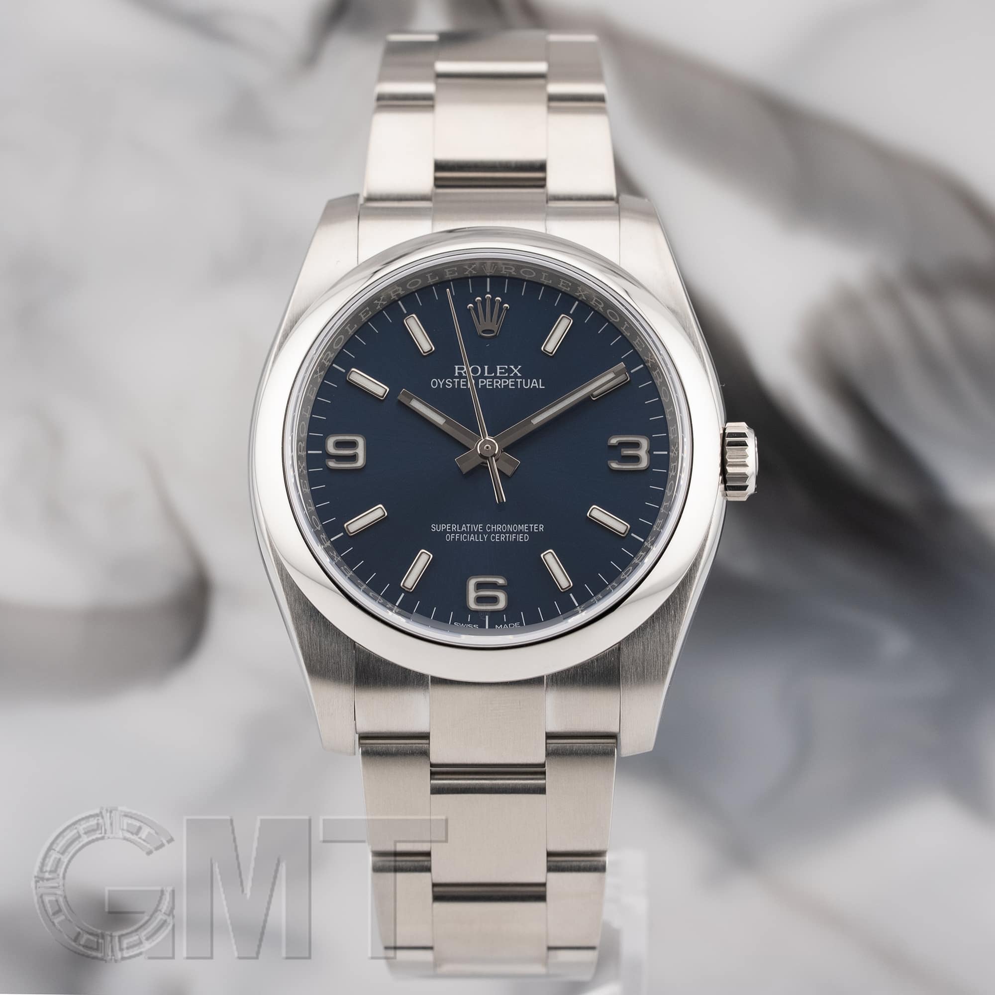中古)ROLEX ロレックス オイスターパーペチュアル 116000 ブルー 369