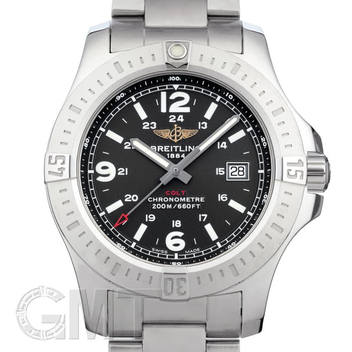新品)BREITLING ブライトリング コルト クォーツ ボルケーノ・ブラック
