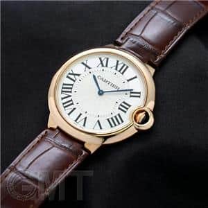 CARTIER カルティエ バロンブルー シルバー 40mm PG 革 W6920083【アウトレット】 メイン