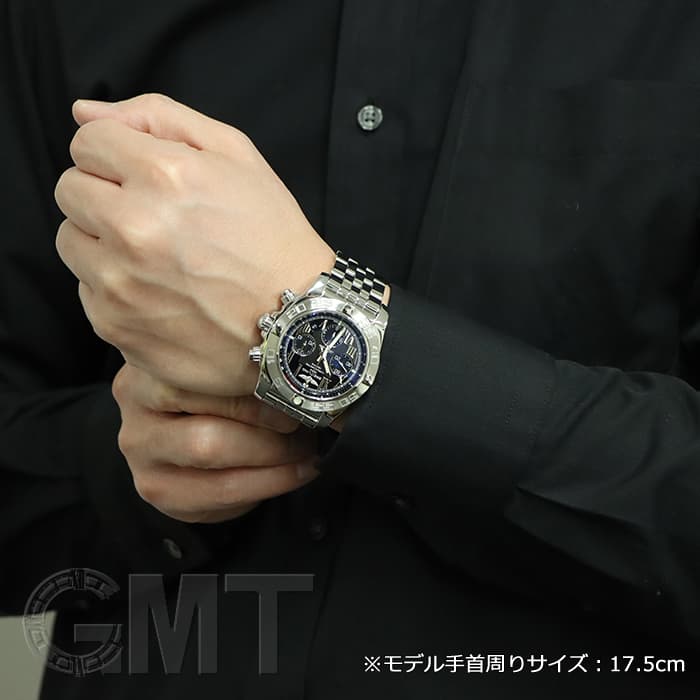 ほぼ未使用　ブライトリング　クロノマット44 オニキスブラック 中古)BREITLING ブライトリング クロノマット 44 A012B56PA オニキス
