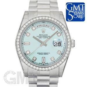 ROLEX ロレックス デイデイト 118346A アイスブルー ベゼルダイヤ メイン
