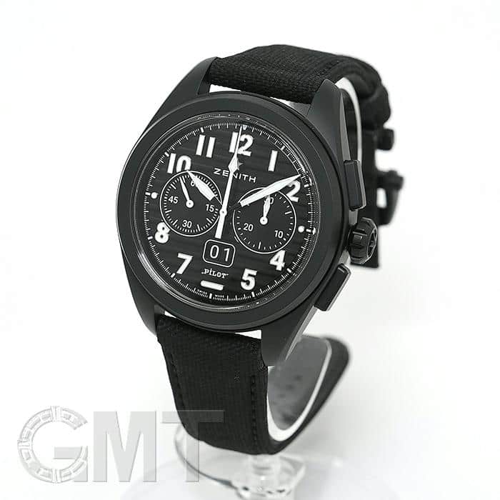 中古)ZENITH ゼニス パイロット ビッグデイト フライバック 49.4000