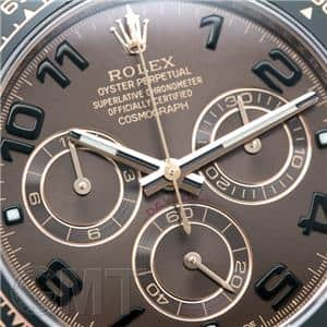 ROLEX ロレックス デイトナ 116515LN チョコレート アラビア ラバー