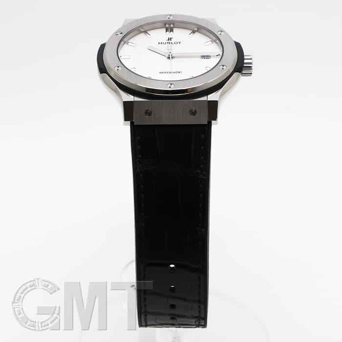 新品)HUBLOT ウブロ クラシック フュージョン チタニウム オパーリン