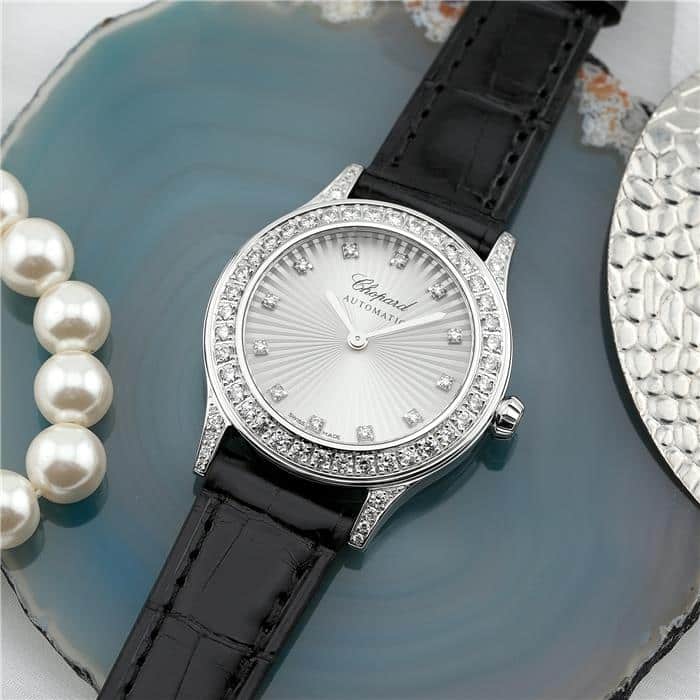輝く高品質な 新品)CHOPARD ホワイト 139414-1001 クラシック ショパール ショパール