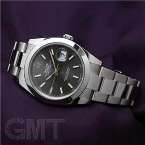 ROLEX ロレックス デイトジャスト 41 126300 ダークロジウム オイスターブレス メイン