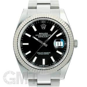 ROLEX ロレックス デイトジャスト 41 126334 ブラック オイスターブレスレット メイン