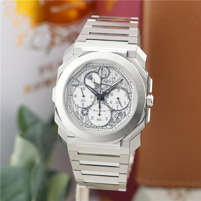 中古)BVLGARI ブルガリ オクト フィニッシモ スケッチ クロノグラフ 中古)BVLGARI ブルガリ オクト フィニッシモ スケッチ クロノグラフ