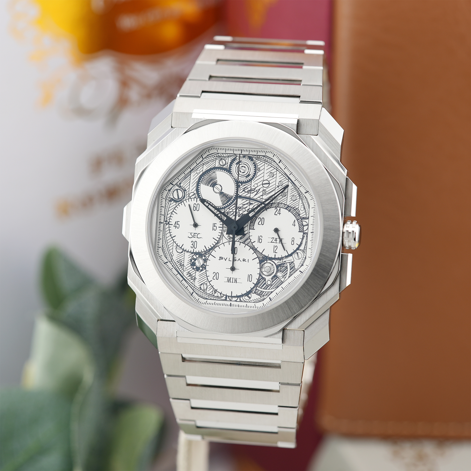 中古)BVLGARI ブルガリ オクト フィニッシモ スケッチ クロノグラフ