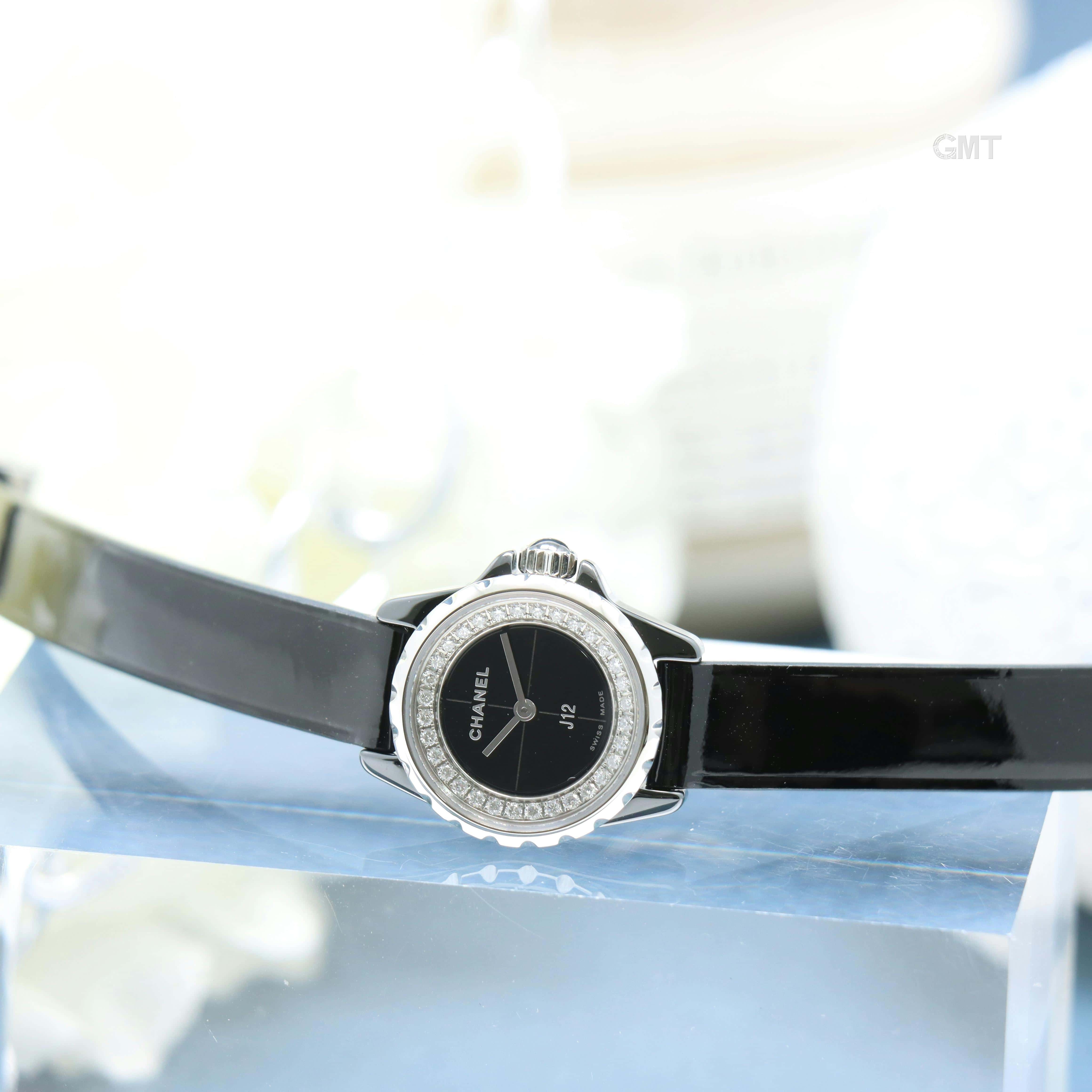 新品)CHANEL シャネル J12 J12∙XS H4663 クォーツ ブラック