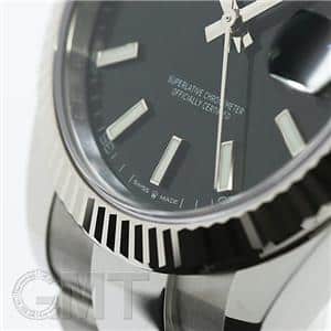 ROLEX ロレックス デイトジャスト 41 126334 ブラック オイスターブレス