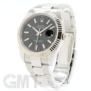ROLEX ロレックス デイトジャスト 41 126334 ブラック オイスターブレス