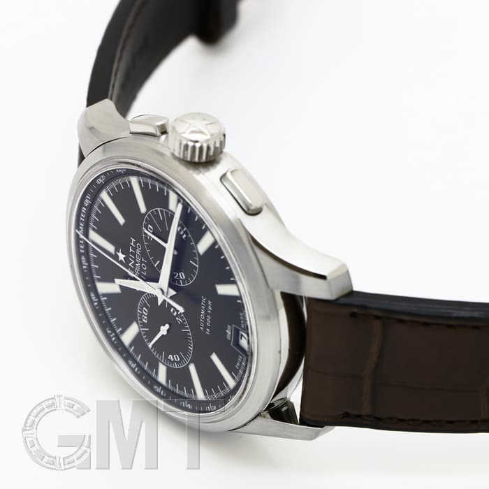 中古)ZENITH ゼニス エル・プリメロ パイロットクロノグラフ 03.2117