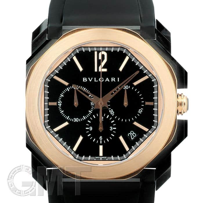新品)BVLGARI ブルガリ オクト ウルトラネロ クロノグラフ 102488