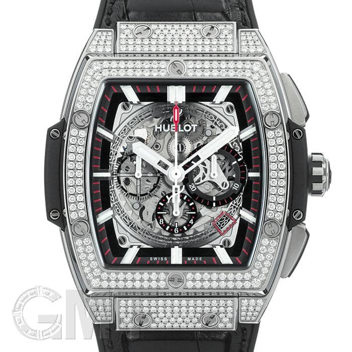 ウブロビックバンダイヤ入り時計 ビッグバン ウブロ 時計 メンズ スチール ダイヤモンド 2重ダイヤ