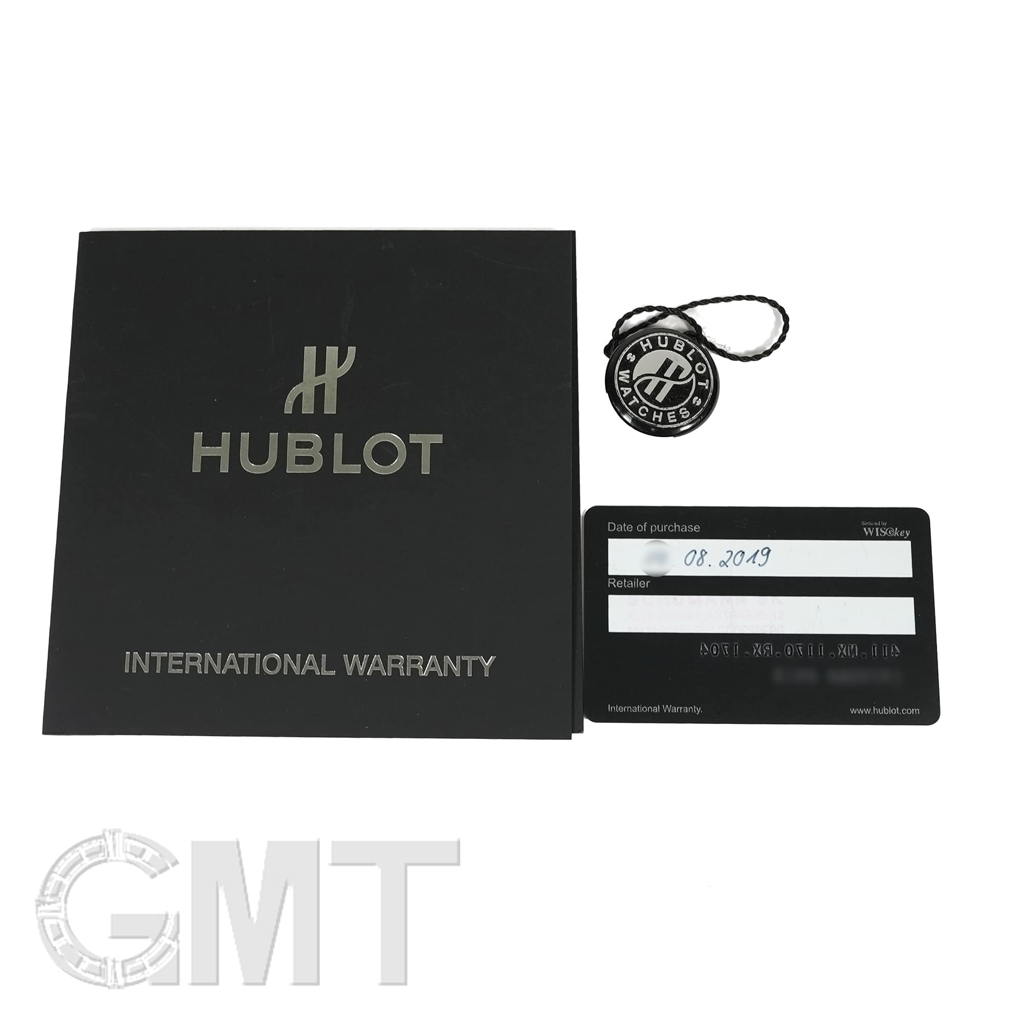 D*i様 Hublot ICCロゴ入りボックスと袋 中古)HUBLOT ウブロ ビッグバン ウニコ チタニウム パヴェ 411.NX.1170