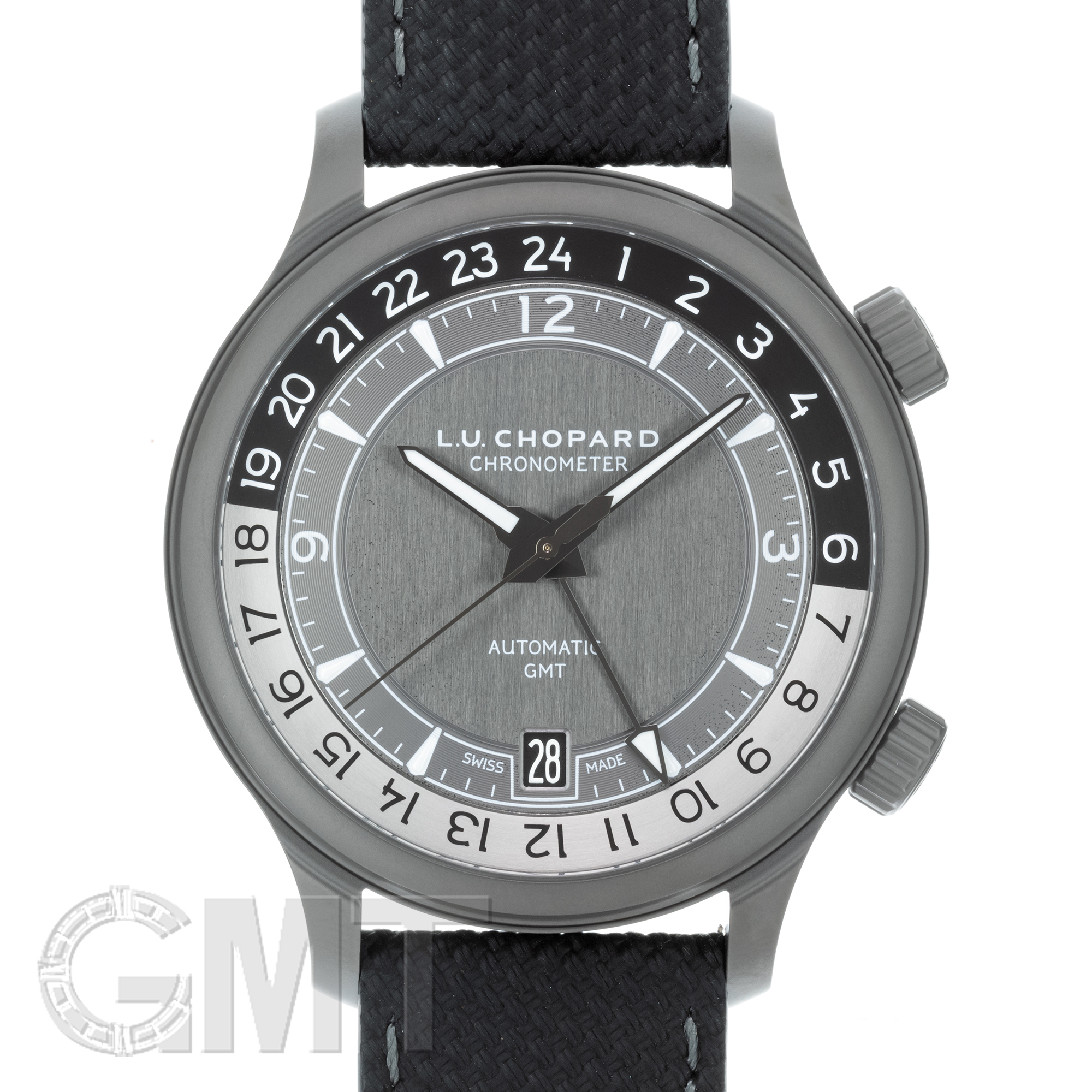 中古)CHOPARD ショパール L.U.C GMT ワン ブラック 168579-3004 【世界