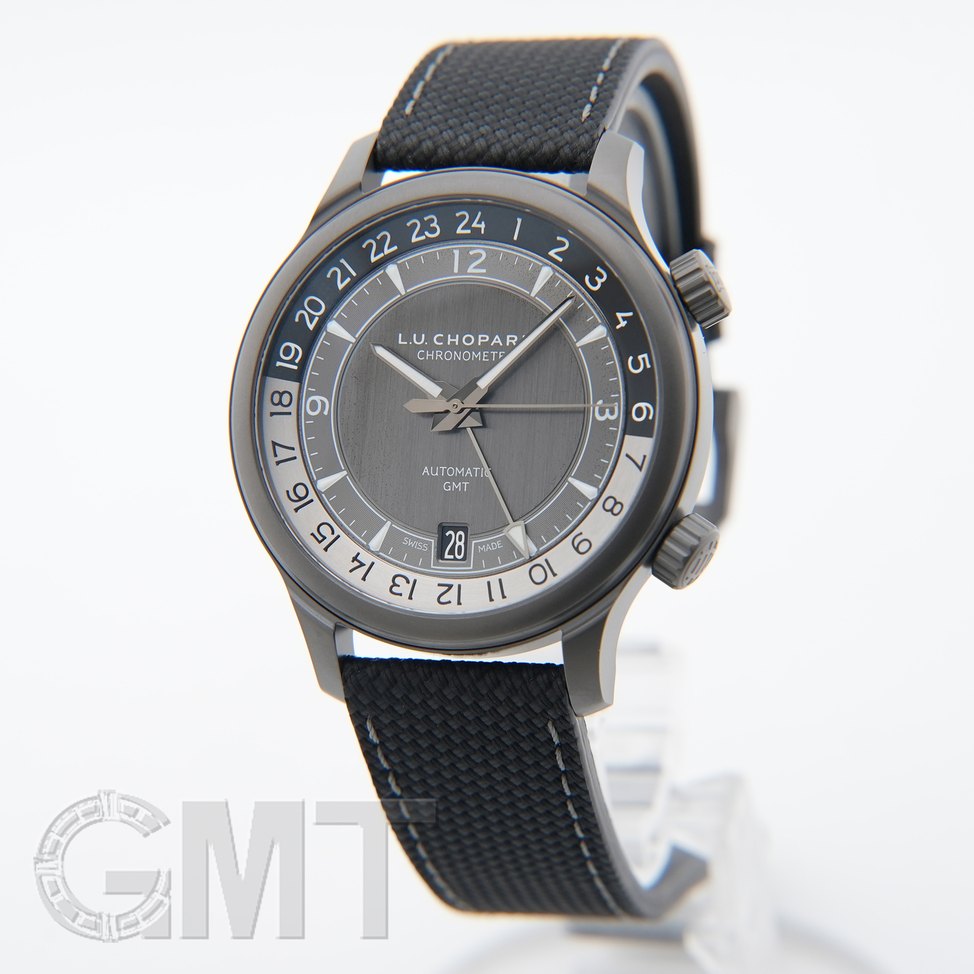 中古)CHOPARD ショパール L.U.C GMT ワン ブラック 168579-3004 【世界