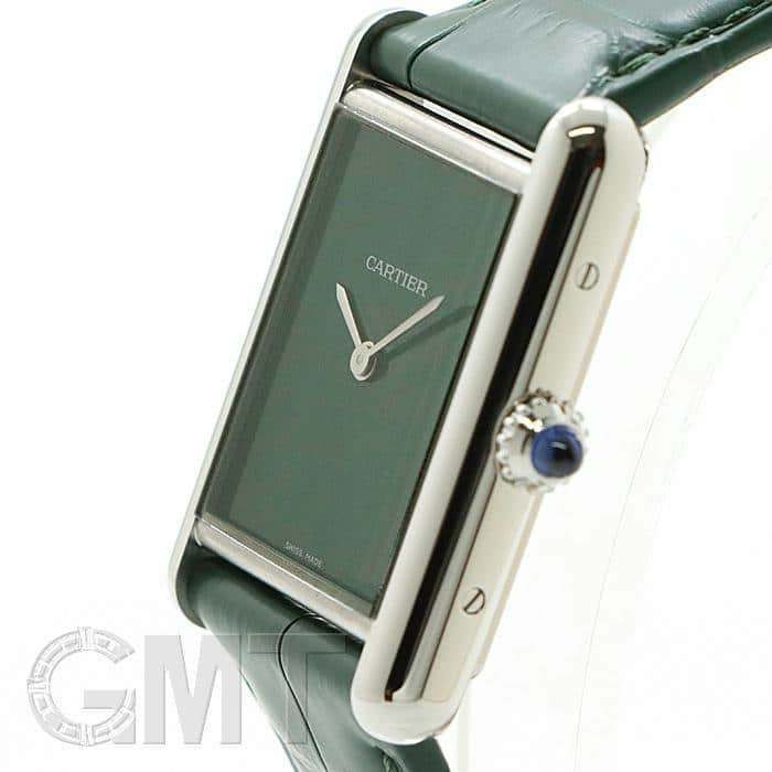 新品)CARTIER カルティエ タンク マスト ウォッチ WSTA0056 グリーン