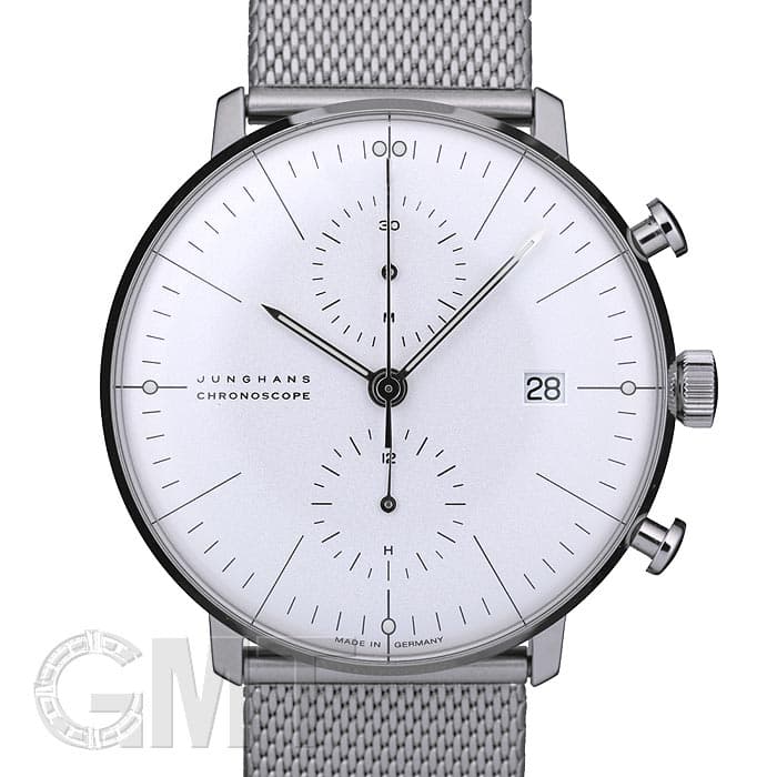 中古)JUNGHANS ユンハンス クロノスコープ ホワイト Ref.027/4600.00M