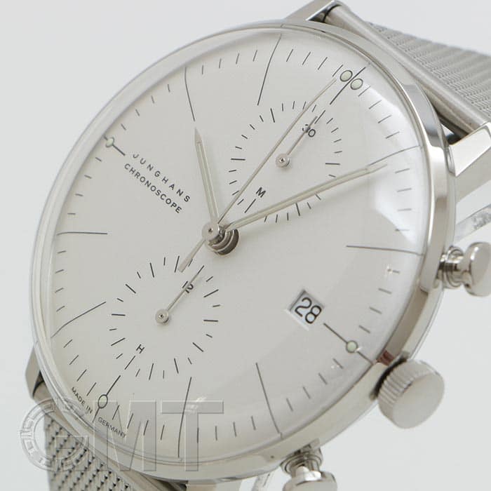 中古)JUNGHANS ユンハンス クロノスコープ ホワイト Ref.027/4600.00M