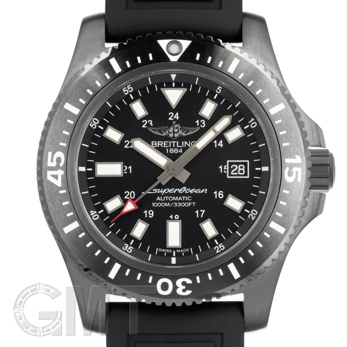 ノ*ロ様 ノヒロ　BREITLING ラバーベルト ブラック 新品)BREITLING ブライトリング スーパーオーシャン 44 スペシャル