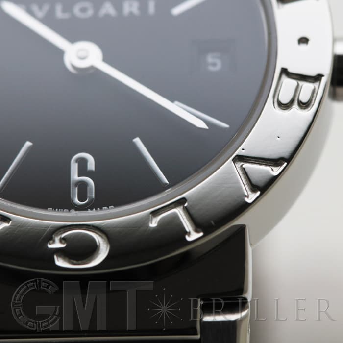 中古)BVLGARI ブルガリ ブルガリ・ブルガリ ブラック クォーツ BB26SS
