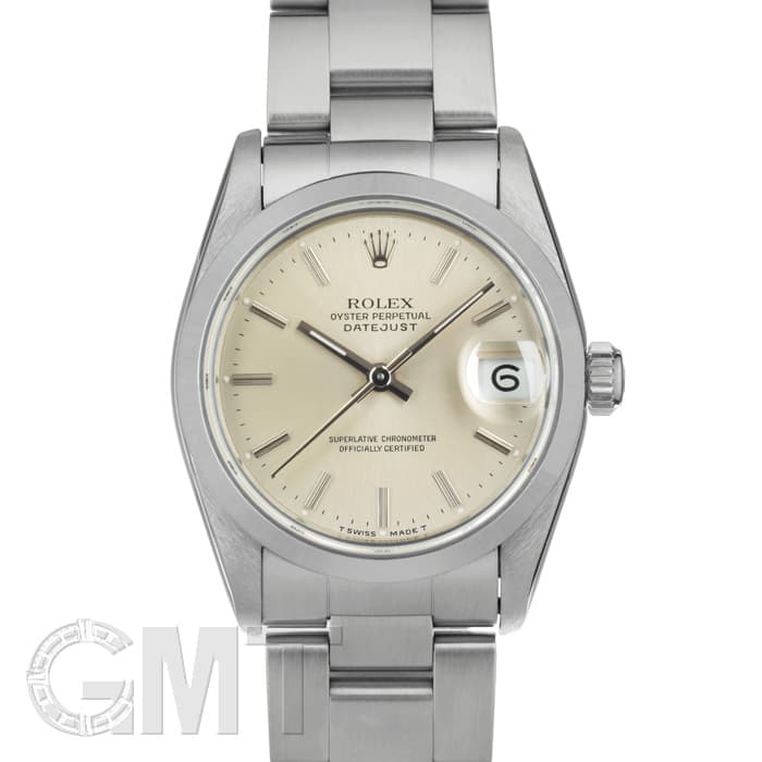 ROLEX ロレックス ウォッチ デイトジャスト 時計 68240 腕時計
 ステンレススチール ホワイト 自動巻き ユニセックス【中古】 ロレックス デイトジャスト 68240 ブルー ユニセックス 時計 【中古