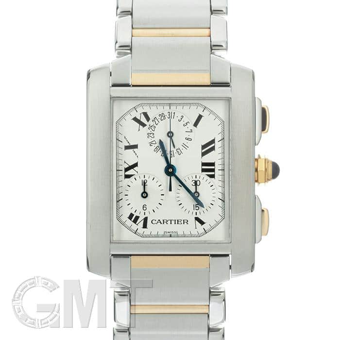 中古)CARTIER カルティエ タンク フランセーズ クロノリフレックス