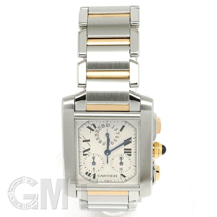 中古)CARTIER カルティエ タンク フランセーズ クロノリフレックス