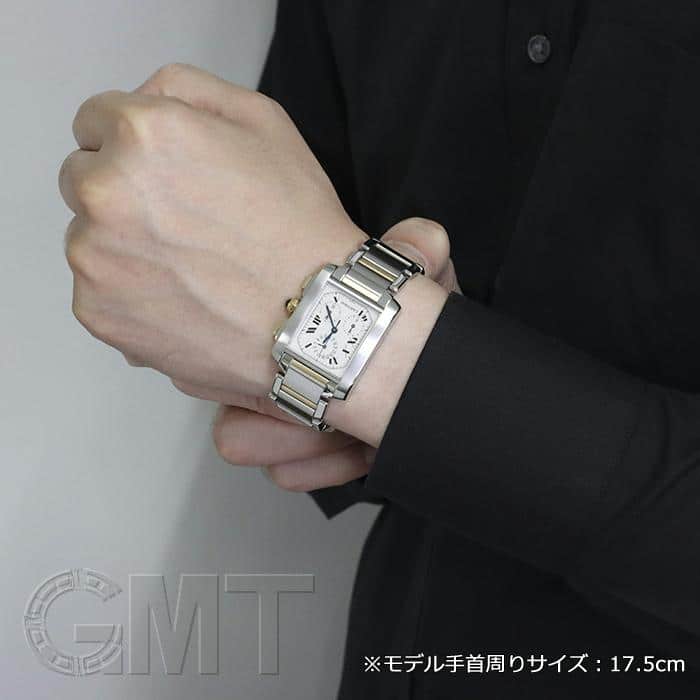 中古)CARTIER カルティエ タンク フランセーズ クロノリフレックス