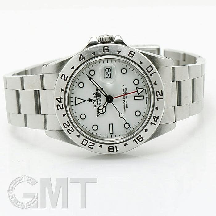 【美品】ロレックス エクスプローラー2 シングル トリチウム16570 S番 中古)ROLEX ロレックス エクスプローラー II 16570 トリチウム
